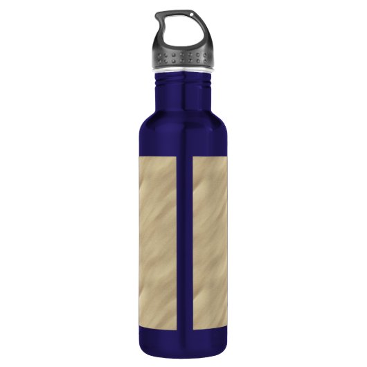 Bouteille D'eau Sirène d'argent dans le sable (Dos)