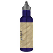 Bouteille D'eau Sirène d'argent dans le sable (Droite)