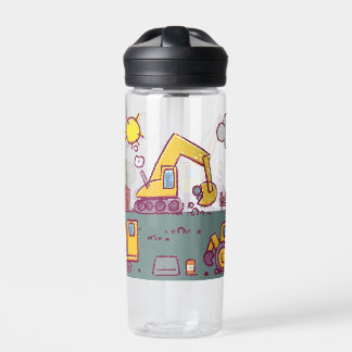 Bouteille D'eau Site de construction pour enfants et véhicules