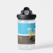 Bouteille D'eau Site des camions de construction de camions d'exca (Avant)