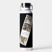 Bouteille D'eau Six photo collage graduation Water Bottle (Arrière)