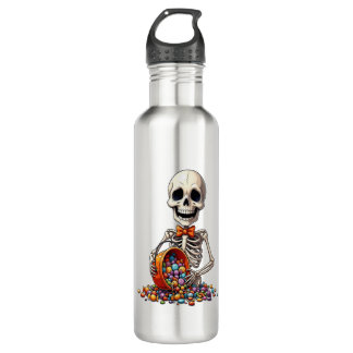 Bouteille D'eau Skeleton Candy Bowl Halloween