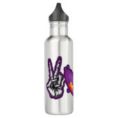 Bouteille D'eau Skeleton Citrouille Peace Love Halloween (Gauche)