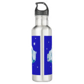 Bouteille D'eau Ski Goggers Snowflake Dance (Dos)