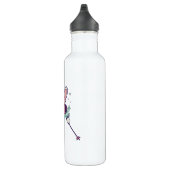 Bouteille D'eau Ski Rabbit avec bâtons de ski et lunettes de ski (Droite)