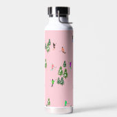 Bouteille D'eau Skieurs roses Ski (Gauche)