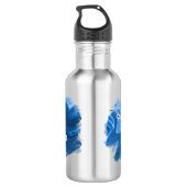 Bouteille D'eau Skiing with Skier Silhouette personalize (Dos)