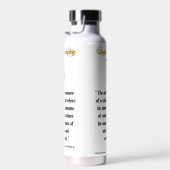 Bouteille D'eau Skunkilosophy : mesure ultime d'une peau (Plage)