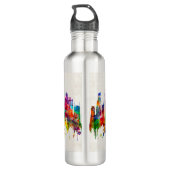 Bouteille D'eau Skyline de Chicago (Dos)