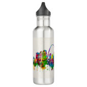 Bouteille D'eau Skyline de Saint-Louis Missouri (Gauche)