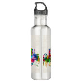 Bouteille D'eau Skyline de Saint-Louis Missouri (Dos)