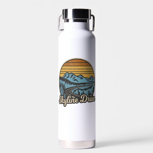 Bouteille D'eau Skyline Drive Virginia Retro (Avant)