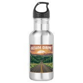 Bouteille D'eau Skyline Drive Virginia Sunset (Devant)