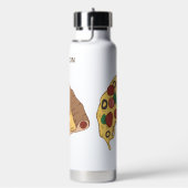 Bouteille D'eau Slice de pizza de nom personnalisé (Évier)