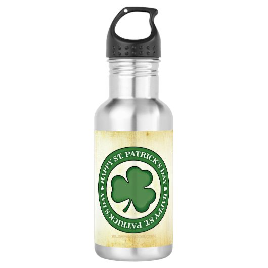 Bouteille D'eau SlipperyJoe fête la Saint Patrick's Day Iris (Devant)