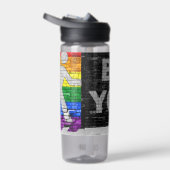 Bouteille D'eau SlipperyJoe's Be You black brick wall walk figu (Droite)