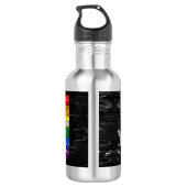 Bouteille D'eau SlipperyJoe's Be You black brick wall walk figu (Dos)