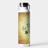 Bouteille D'eau SlipperyJoe's Happy St. Patrick's Day trois feuill (Avant)