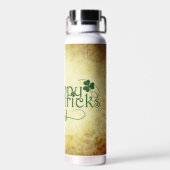 Bouteille D'eau SlipperyJoe's Happy St. Patrick's Day trois feuill (Arrière)