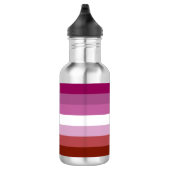 Bouteille D'eau SlipperyJoe's lesbian pride flag feminine communit (Droite)