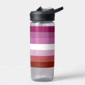 Bouteille D'eau SlipperyJoe's lesbian pride flag feminine communit (Gauche)