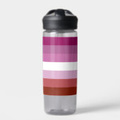 Bouteille D'eau SlipperyJoe's lesbian pride flag feminine communit (Extérieur)