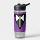 Bouteille D'eau SlipperyJoe's Lesbian Pride flag Labrys ax triangl (Gauche)