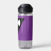 Bouteille D'eau SlipperyJoe's Lesbian Pride flag Labrys ax triangl (Arrière)