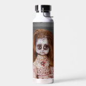 Bouteille D'eau SlipperyJoe's old doll Happy Halloween creepy bloo (Gauche)