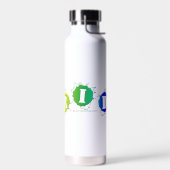 Bouteille D'eau SlipperyJoe's orne le mot en trois dimensions (Gauche)