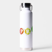 Bouteille D'eau SlipperyJoe's orne le mot en trois dimensions (Avant)