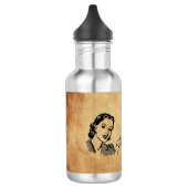 Bouteille D'eau SlipperyJoe's Princess clap marchant drôle les ann (Gauche)