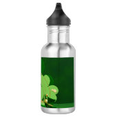 Bouteille D'eau SlipperyJoe's Saint Patrick's Day trèfle à trois f (Droite)