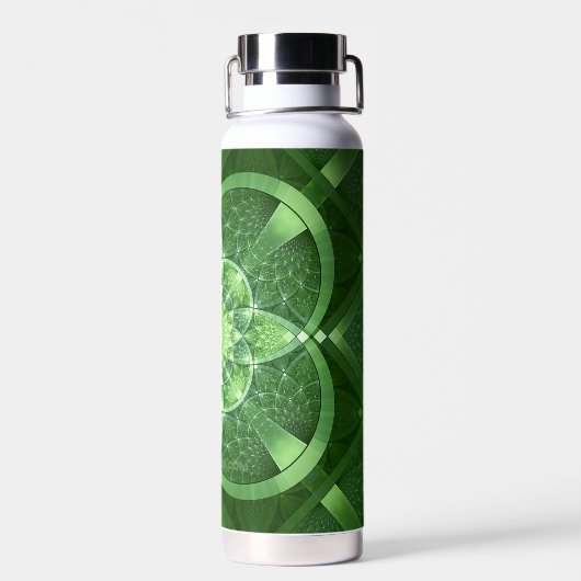 Bouteille D'eau SlipperyJoe's St. Patrick's Day Fractal vortex hol (Arrière)