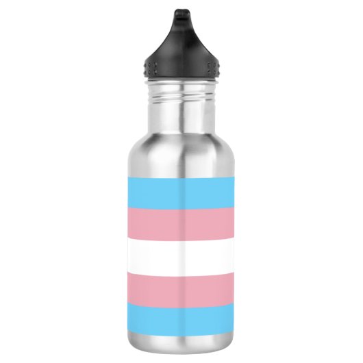 Bouteille D'eau SlipperyJoe's transgenre pride drapeau de la diver (Droite)