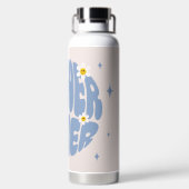 Bouteille D'eau Slogan d'alimentation des fleurs (Plage)