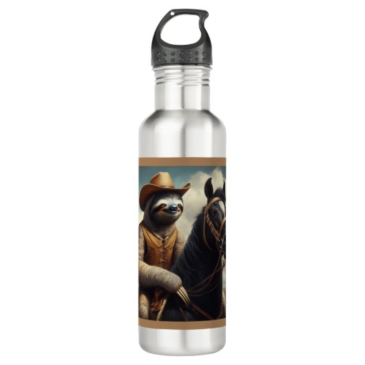 Bouteille D'eau Sloth Cowboy (Devant)