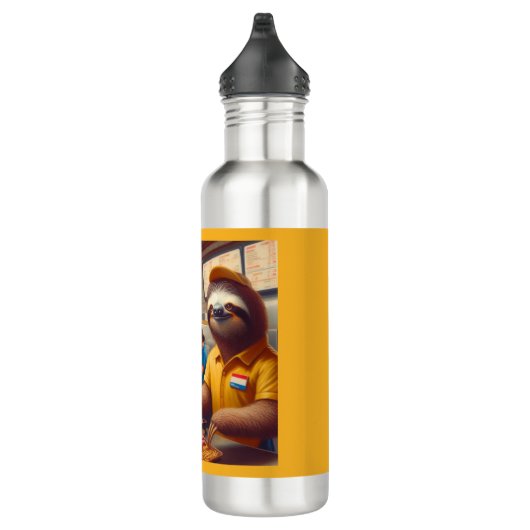 Bouteille D'eau Sloth Fast Food Worker (Droite)