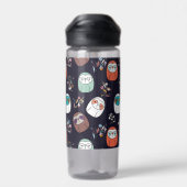 Bouteille D'eau Sloth sombre (Arrière)