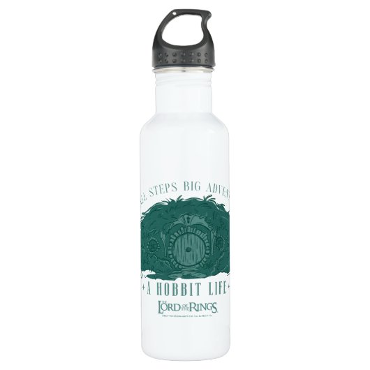Bouteille D'eau Small Steps, Big Adventures - A Hobbit Life (Devant)