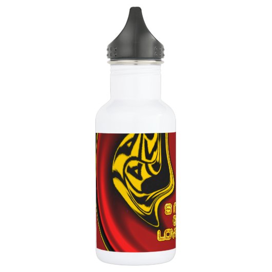 Bouteille D'eau Smile God Loves You Beautiful Texte Extraordinaire (Gauche)