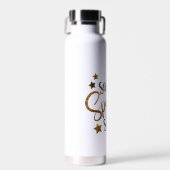 Bouteille D'eau Smile Sparkine Shine Gold Parties scintillant Moti (Avant)