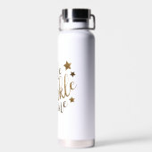 Bouteille D'eau Smile Sparkine Shine Gold Parties scintillant Moti (Arrière)