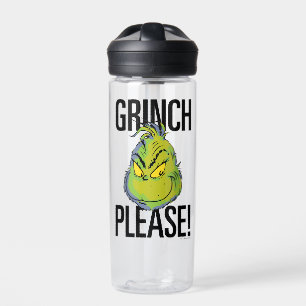 Bouteille D'eau Snarky Grinch   Drôle de Grinch s'il vous plaît Ci