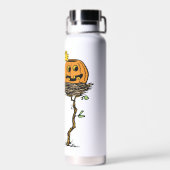 Bouteille D'eau Snoopy & Bois Nid Avec Jack O'Lantern (Arrière)