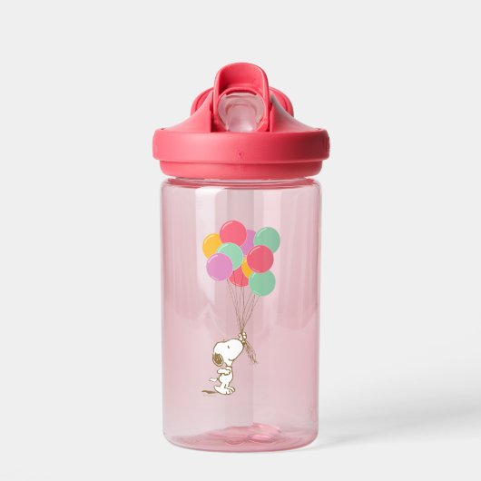 Bouteille D'eau Snoopy et ballons (Avant)