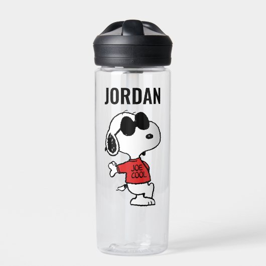 Bouteille D'eau Snoopy "Joe Cool" debout (Extérieur)