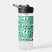 Bouteille D'eau Snoopy Moustaches et Motif Turquoise (Droite)