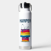 Bouteille D'eau Snoopy | Rainbow Dog House | Ajouter Votre Nom (Salle de sport)