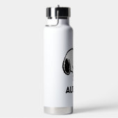 Bouteille D'eau Snoopy Smile Giggle Laugh | Ajouter Votre Nom (Évier)